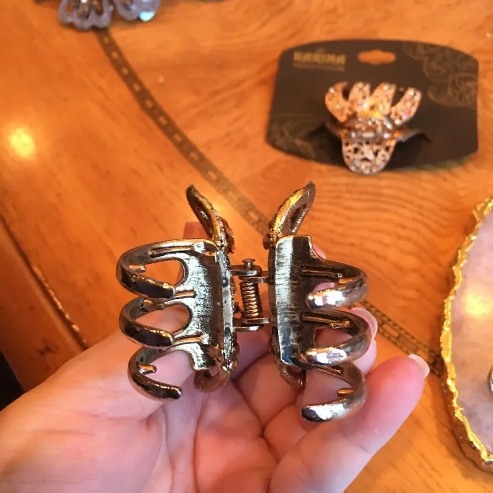 REALLY GORGEOUS Bright Gold Hair Clip!!!